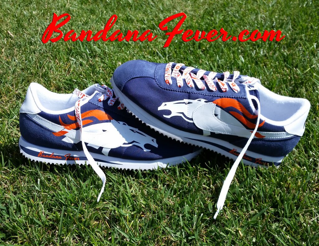 bandana fever designs custom shoe laces orange bandana