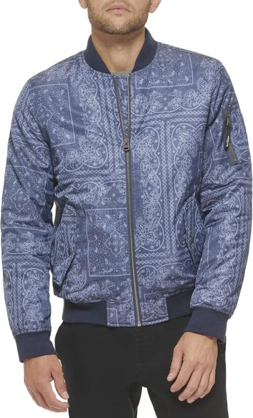 Levi's Men's MA-1 Flight Lightweight Zip-Up Bomber Jacket