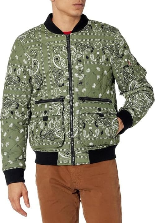 Levi's Men's Quilted Utility Bomber Jacket