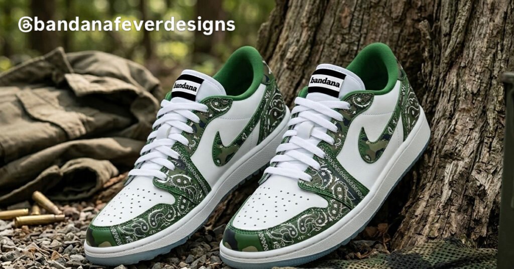 Bandana x Nike AJ1 Camo Bandana