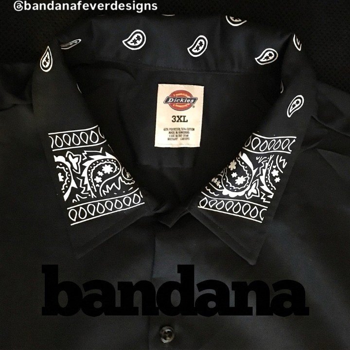 Bandana x Dickies Black Bandana Collar