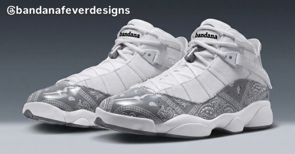 Bandana x Nike AJ6 Grey Bandana