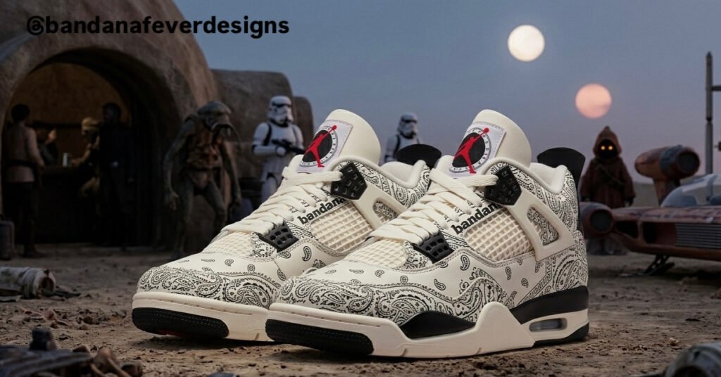 Bandana x Nike AJ4 Khaki Bandana