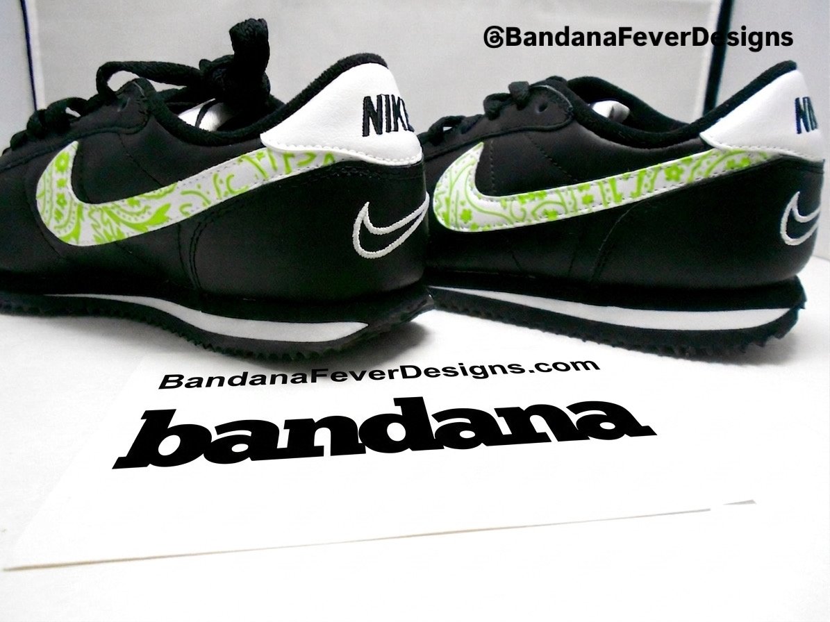 Bandana x Nike Cortez Lime Bandana
