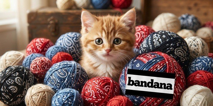 Bandana X Yarn Multi Bandana - Bandana Design