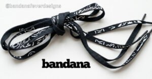 Bandana x Laces Navy Bandana