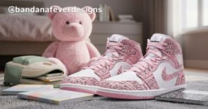 Bandana x Nike AJ1 Pink Bandana