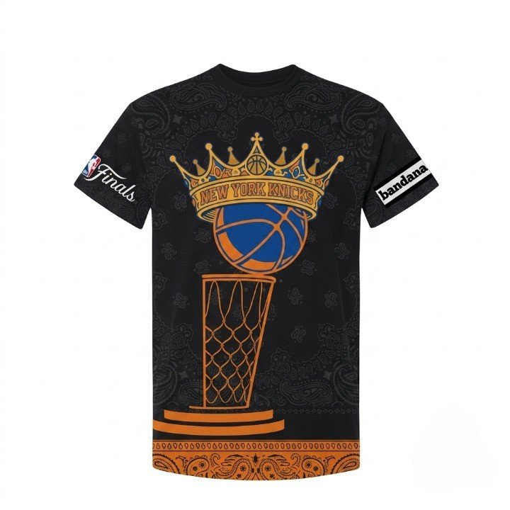 Bandana x Knicks T-Shirt Orange Black Bandana