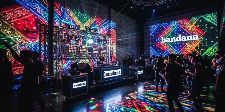 Bandana x Strobe Lights Multi Bandana - Bandana Design