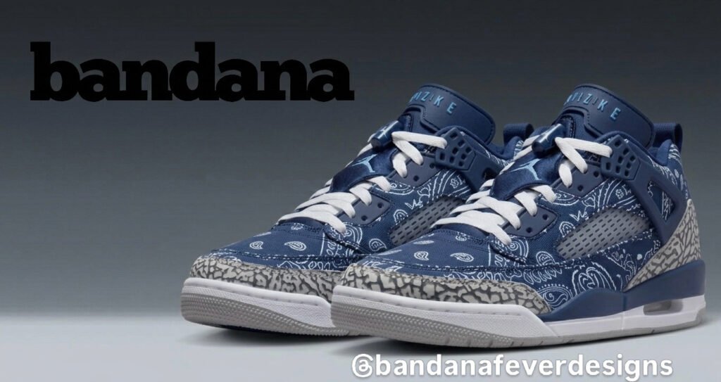 Bandana x Nike AJ4 Navy Bandana