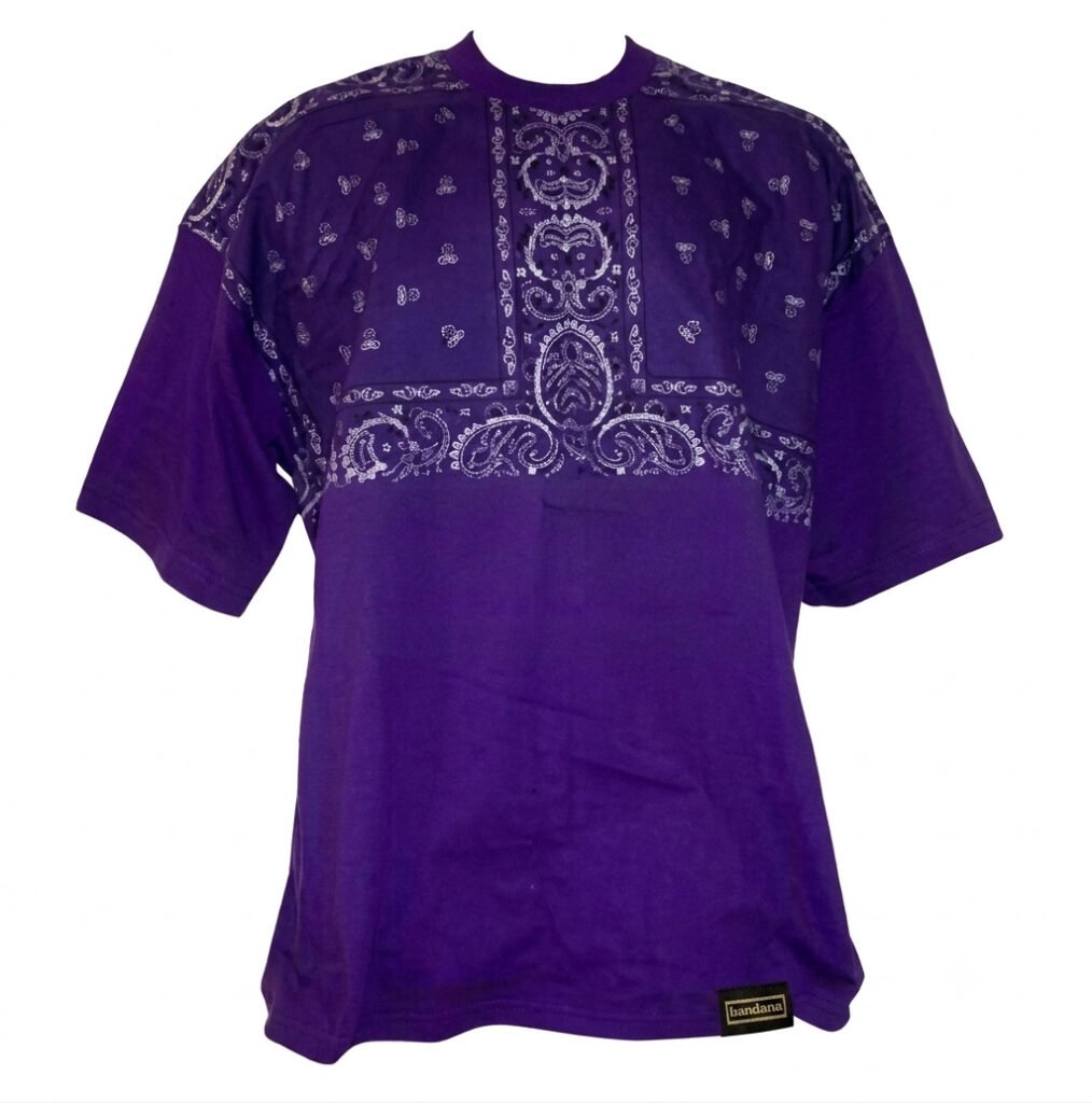 Bandana x T-Shirt Purple Bandana