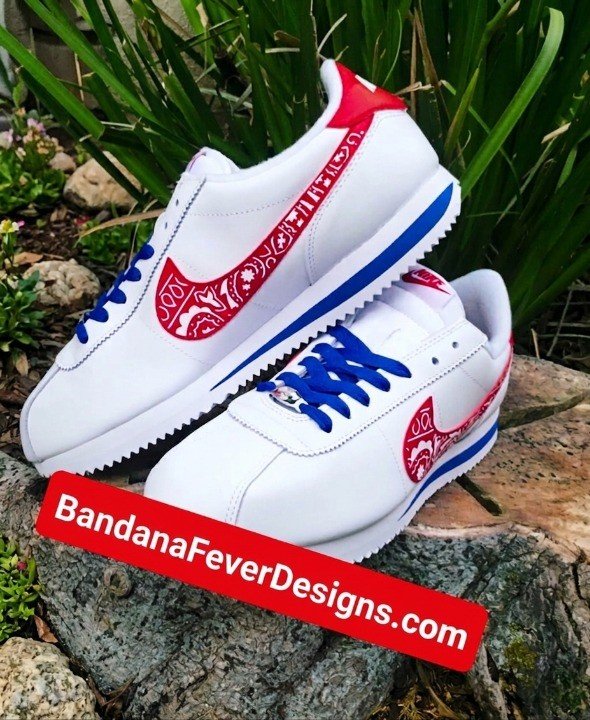 Bandana x Nike Cortez Red Bandana USA