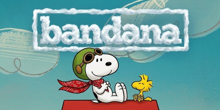 Bandana x Scarf Red Bandana Snoopy - Bandana Design